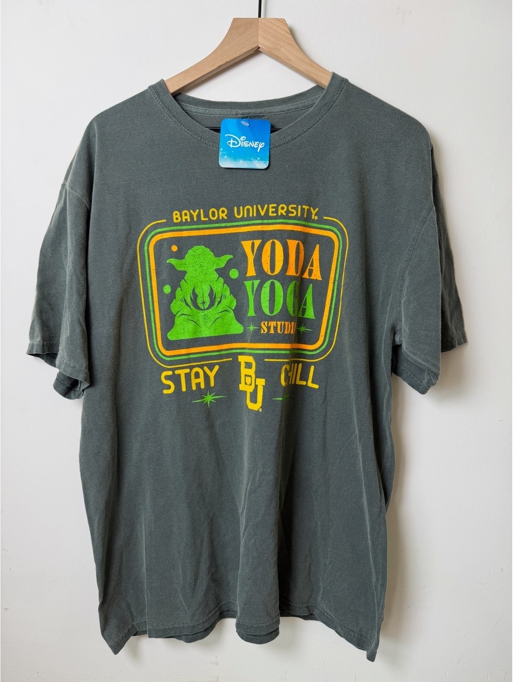 Baylor University Yoda Men’s Large T Shirt NWOT Star Wars